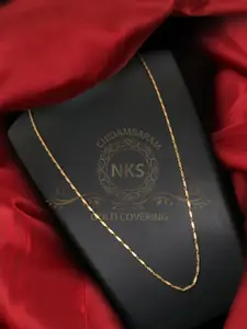 Arudhras fashion jewels Gold-Plated Brass Necklace