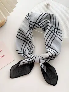 QUECY Women Striped Print  Scarf