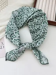 QUECY Floral Printed Scarf