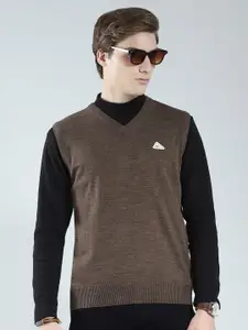 Monte Carlo Men V-Neck Woollen Sweater Vest