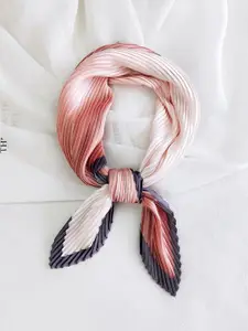 QUECY Women Stripped Printed Scarf