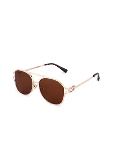 HASHTAG EYEWEAR Women Round Sunglasses with UV Protected Lens