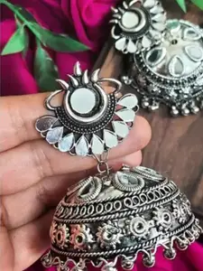 Sangria Oxidised Alloy Artificial Beads Earrings