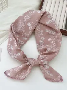 QUECY Women Floral Printed Scarf