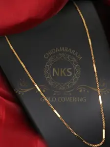 Arudhras fashion jewels Gold-Plated Brass Necklace