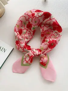 QUECY Women Floral Printed Scarf