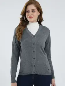 Monte Carlo Women V-Neck Cardigan Sweater