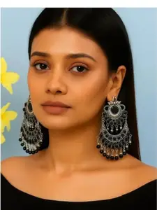 Sangria Oxidised Alloy Artificial Beads Earrings