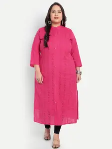 4u Fashion Women Cotton Straight Kurtas
