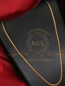 Arudhras fashion jewels Gold-Plated Brass Necklace