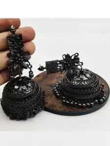 Sangria Oxidised Alloy Artificial Beads Earrings