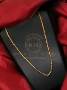 Arudhras fashion jewels Gold-Plated Brass Necklace