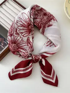 QUECY Women Floral Printed Scarf