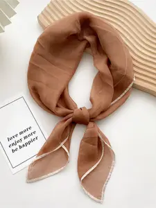 QUECY Women Taping Border Scarf