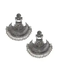 Sangria Oxidised Alloy Artificial Beads Earrings