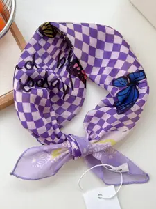 QUECY Women Checked Scarf