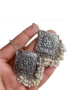 Sangria Oxidised Alloy Artificial Beads Earrings