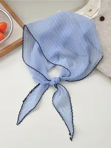 QUECY Women Striped Scarf