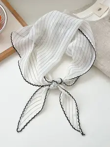 QUECY Women Striped Scarf
