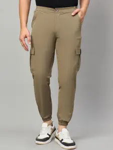 Duke Men Mid-Rise Slim-Fit Track Pants