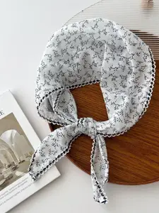 QUECY Women Printed Linen Scarves