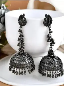 Sangria Oxidised Alloy Artificial Beads Earrings