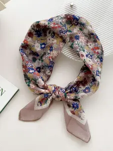 QUECY Women Self Design Printed Scarf