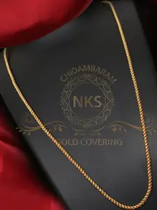 Arudhras fashion jewels Gold-Plated Brass Necklace