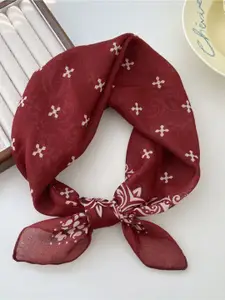 QUECY Women Ethnic Modif Printed Scarf