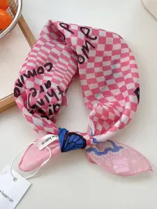 QUECY Women Checked Scarf