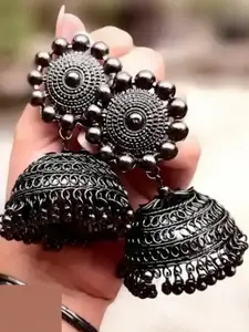 Sangria Oxidised Alloy Artificial Beads Earrings