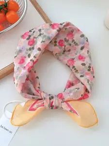 QUECY Women Floral Printed Scarf