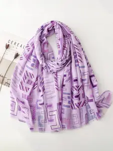 QUECY Women Striped Scarf