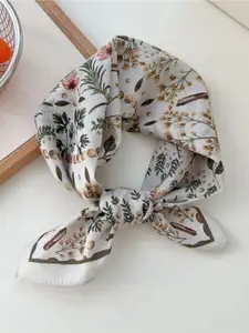 QUECY Women Printed Cotton Scarf