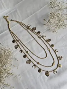 Studio Anviksha Layered Statement Charm Necklace