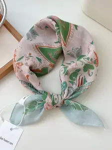 QUECY Women Ethnic Motifs Printed Scarf