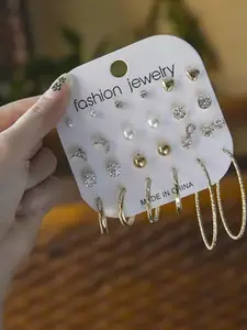 Vembley Gold-Plated Stud Earrings