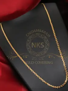 Arudhras fashion jewels Gold-Plated Brass Necklace