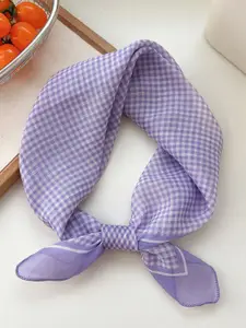 QUECY Women Checked Scarf