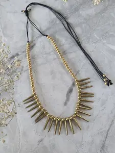 Studio Anviksha Vintage Spikes Statement Necklace