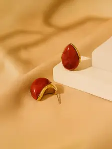 Accessorize Enamelled Resin Teardrop Shaped Studs