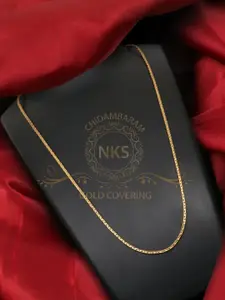 Arudhras fashion jewels Gold-Plated Brass Necklace