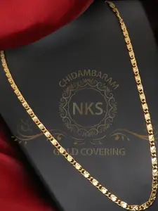 Arudhras fashion jewels Gold-Plated Brass Necklace