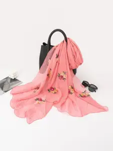 QUECY Women Embroidered Scarf