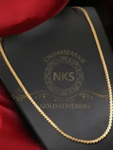 Arudhras fashion jewels Gold-Plated Brass Necklace