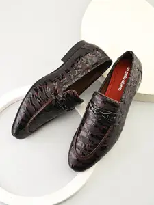 pelle albero Men Leather Formal Slip-Ons Shoes