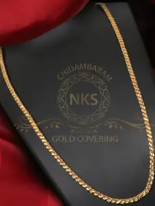 Arudhras fashion jewels Gold-Plated Brass Necklace