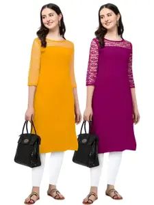 HEMANG FASHION Pack Of 2 Straight Kurti