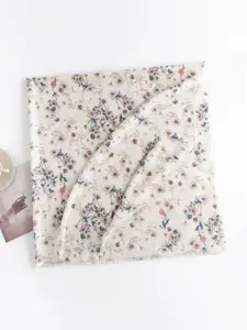 QUECY Floral Printed Scarf