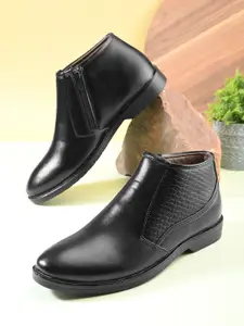 Provogue Men Leather Formal Slip-Ons